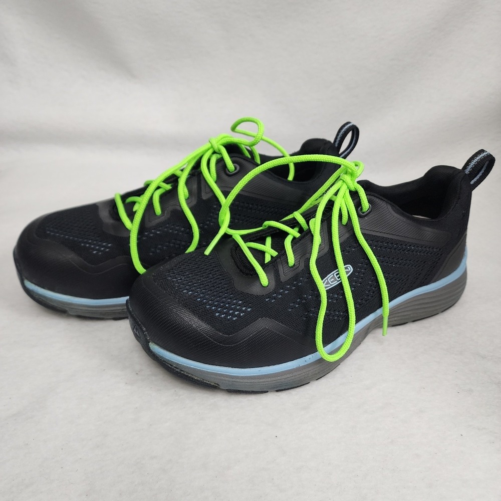 Keen Sparta II 1025571M Womens 8.5M Sneakers Black Air Blue Mesh Work Shoes